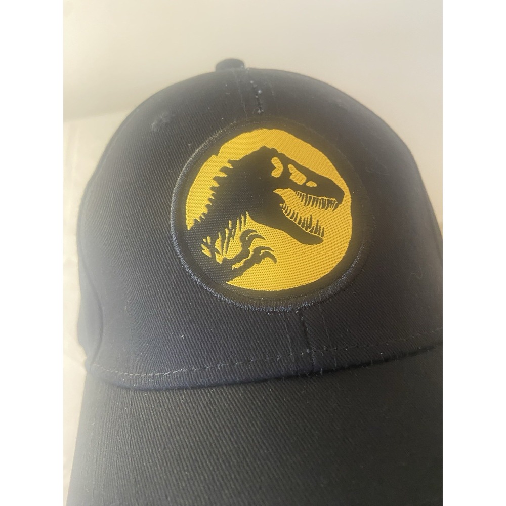 Jurassic Park Hardee's Carl's Jr Promo Black Cotton Baseball Cap Hat Adjustable